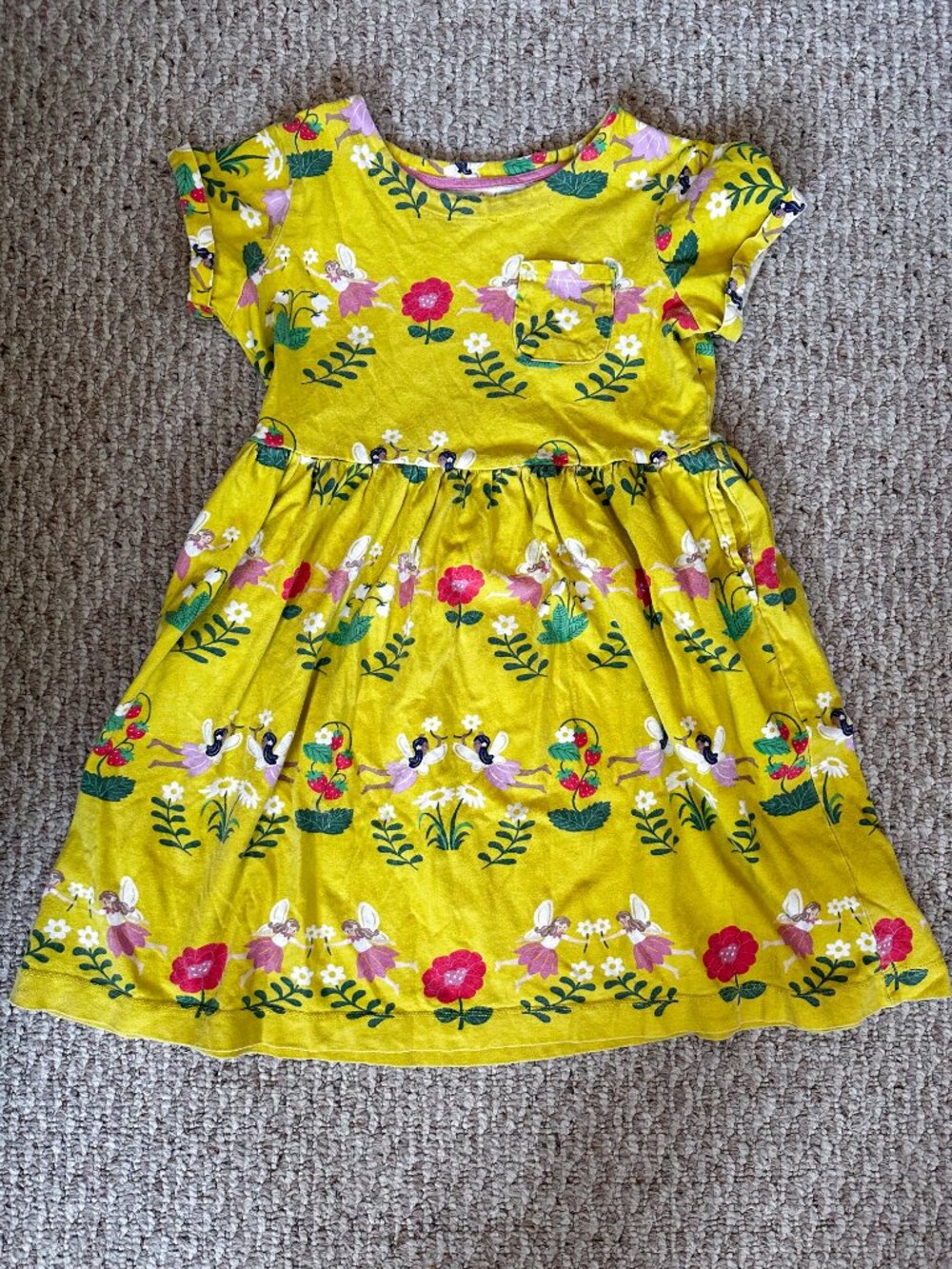 Mini Boden Yellow Dress